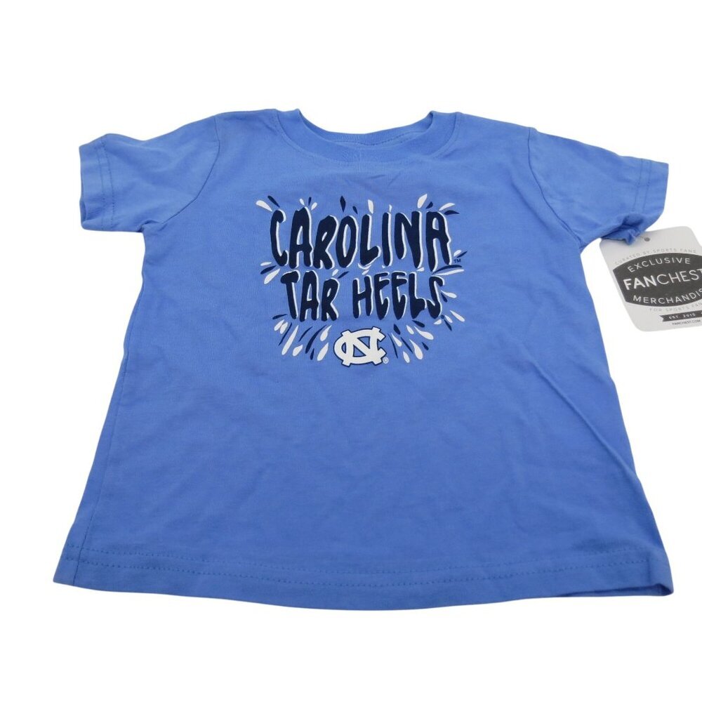 NCAA Carolina Tarheels Baby 18M Blue Logo T-Shirt Short Sleeve Tee Basketball